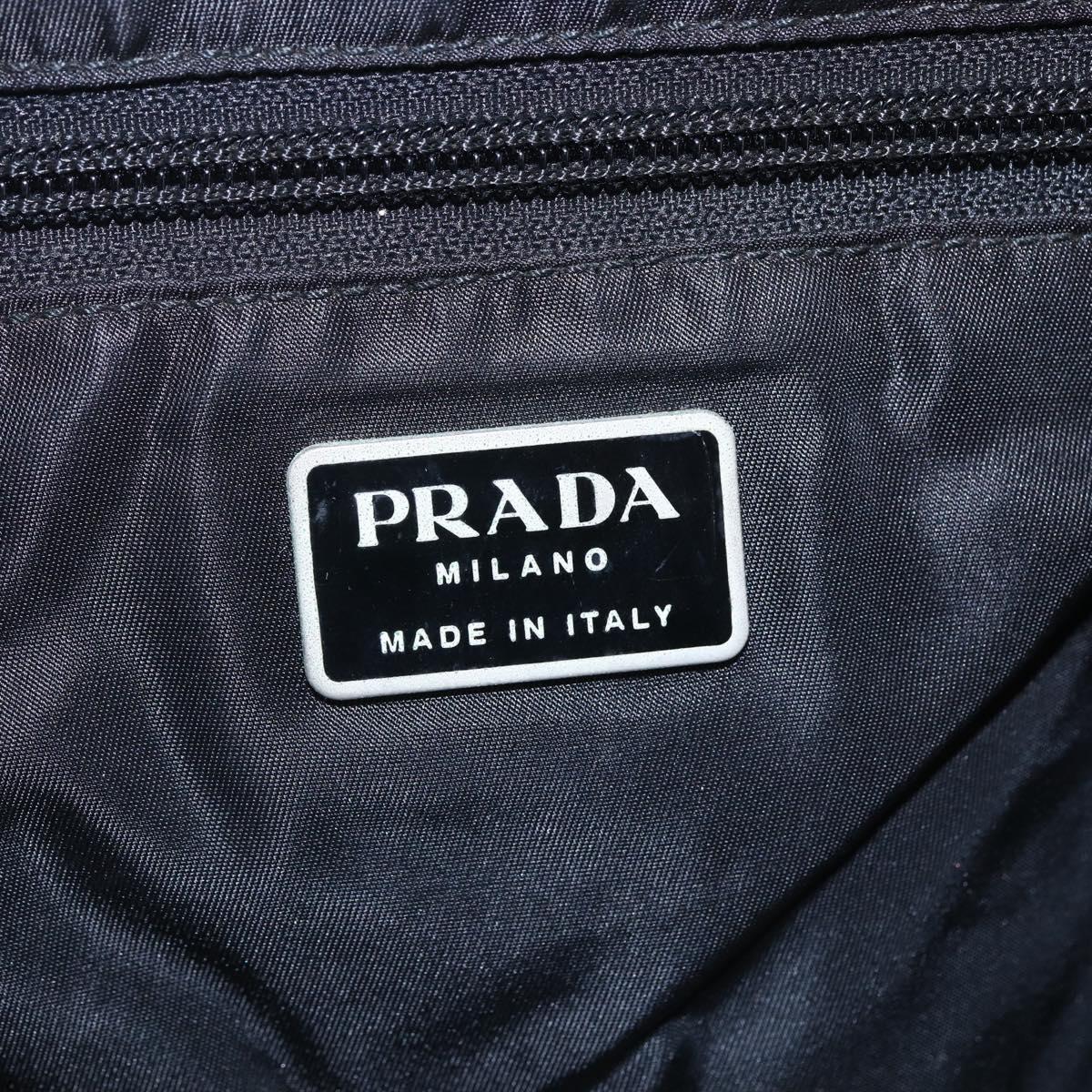 PRADA Hand Bag Nylon Black Auth bs31162
