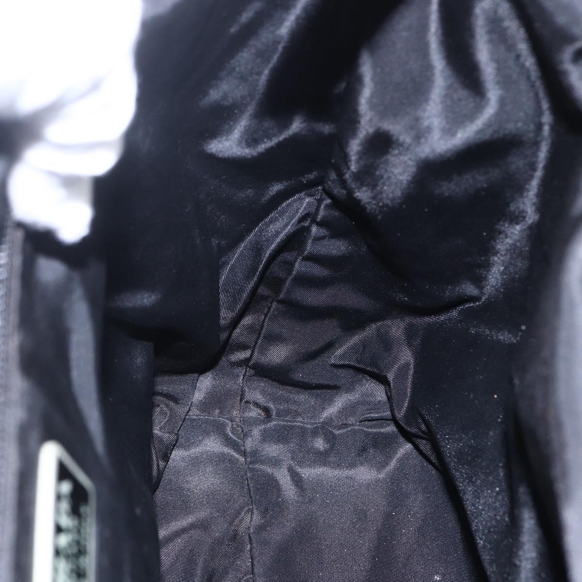 PRADA Hand Bag Nylon Black Auth bs31162