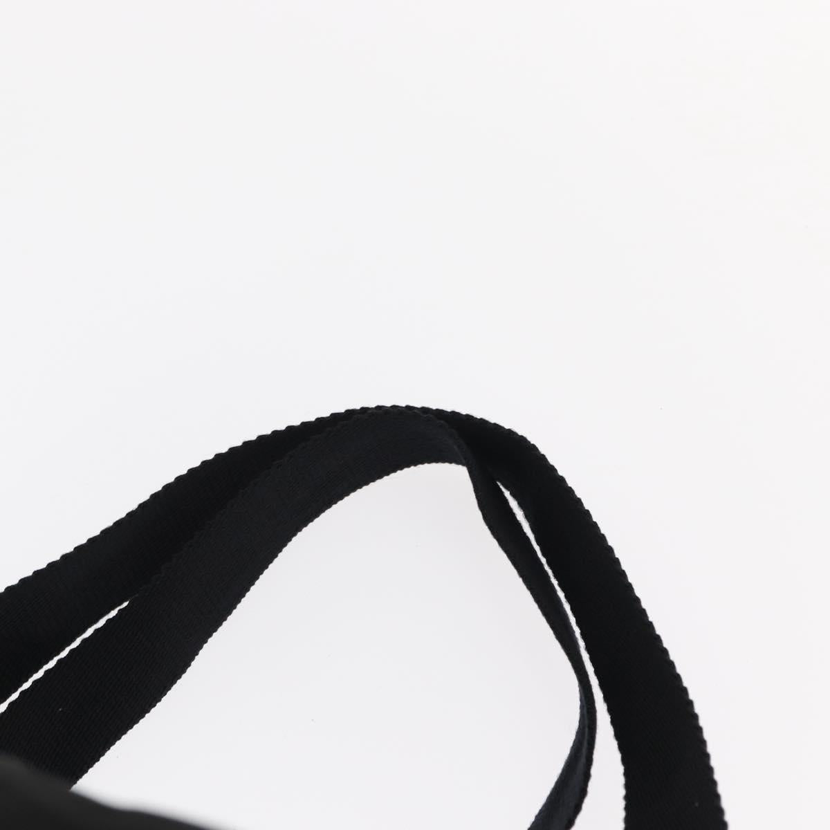 PRADA Backpack Nylon Black Silver Auth bs31164