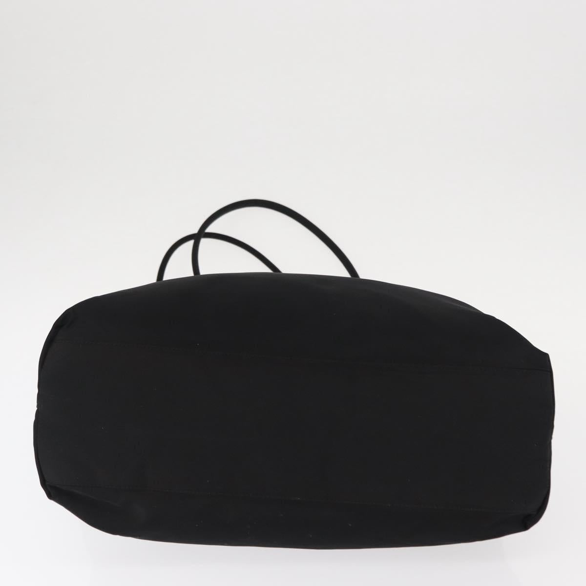 PRADA Shoulder Bag Nylon Black Silver Auth bs31171