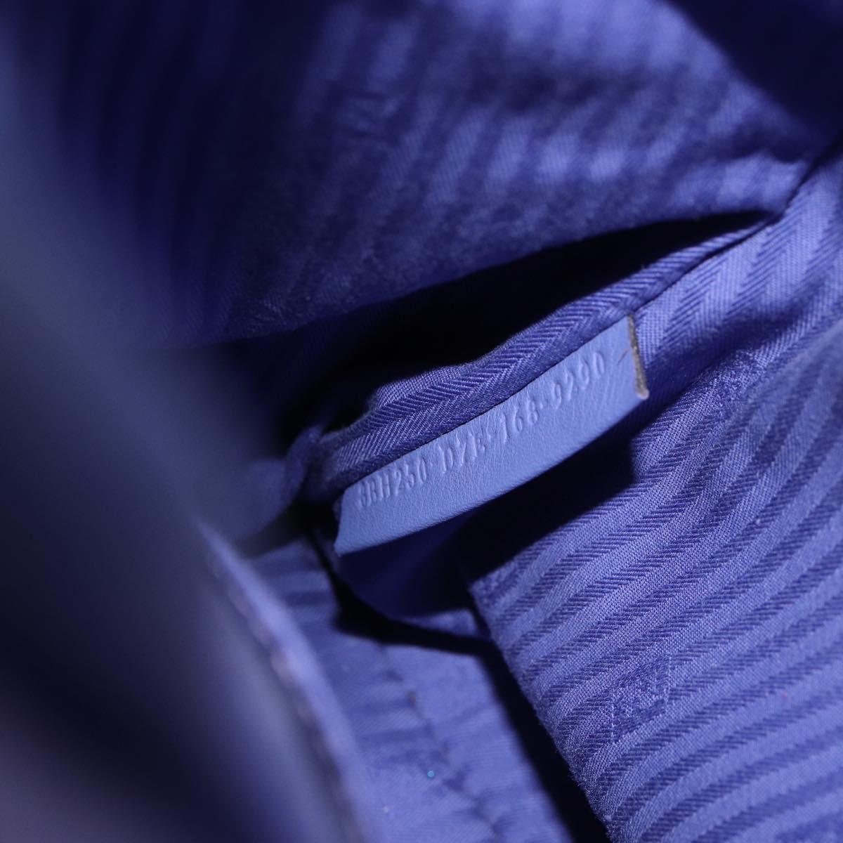 FENDI PETITE 2JOURS Hand Bag Leather Purple Gold Auth bs31194