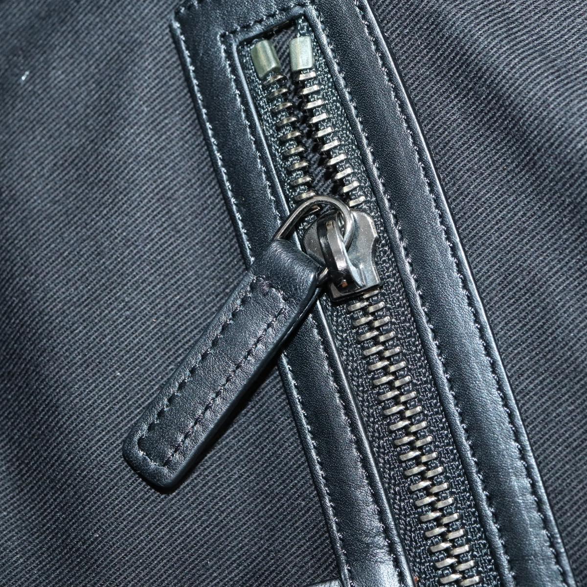 GIVENCHY Hand Bag Leather 2way Purple Gold Auth bs31201