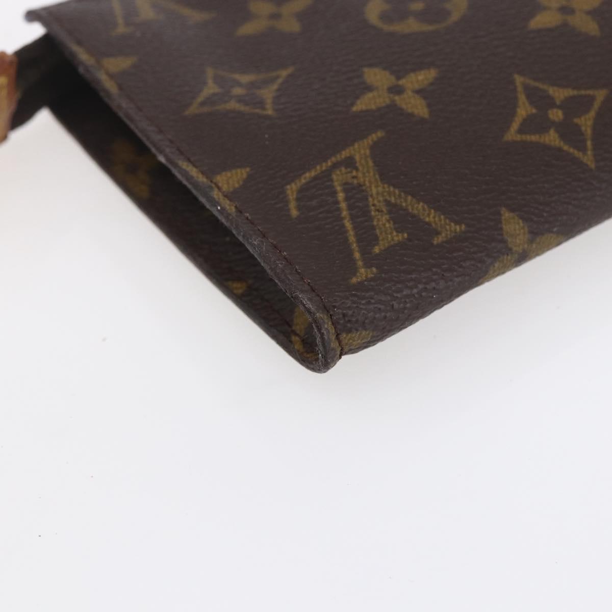 LOUIS VUITTON Monogram Bucket GM Accessory Pouch LV Auth bs31224