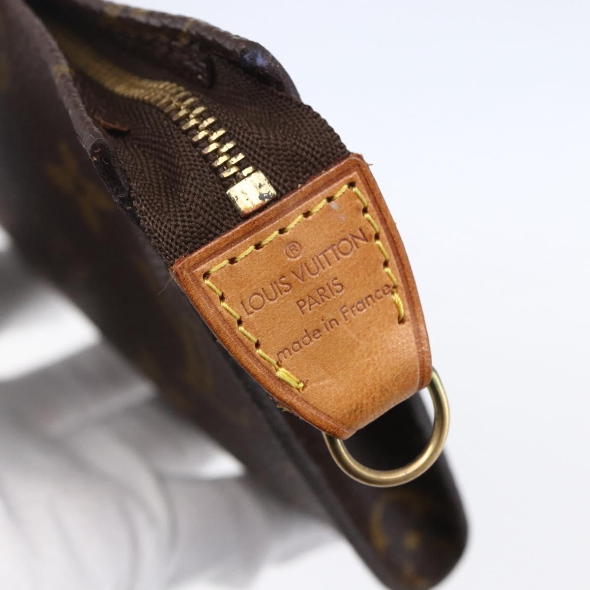 LOUIS VUITTON Monogram Bucket GM Accessory Pouch LV Auth bs31224