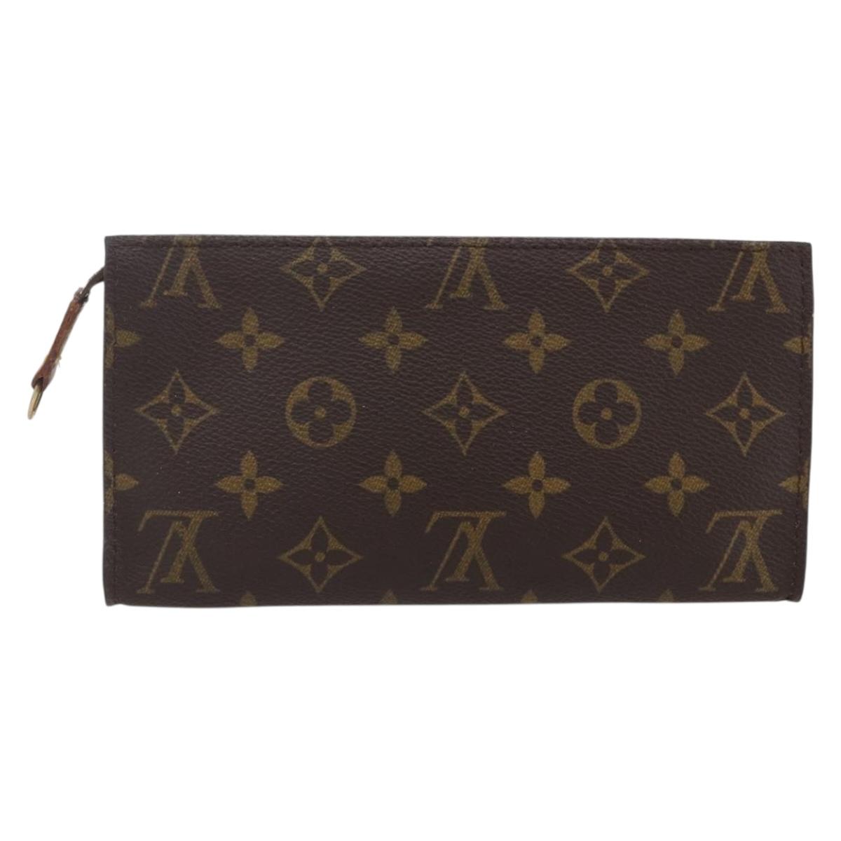 LOUIS VUITTON Monogram Bucket GM Accessory Pouch LV Auth bs31224