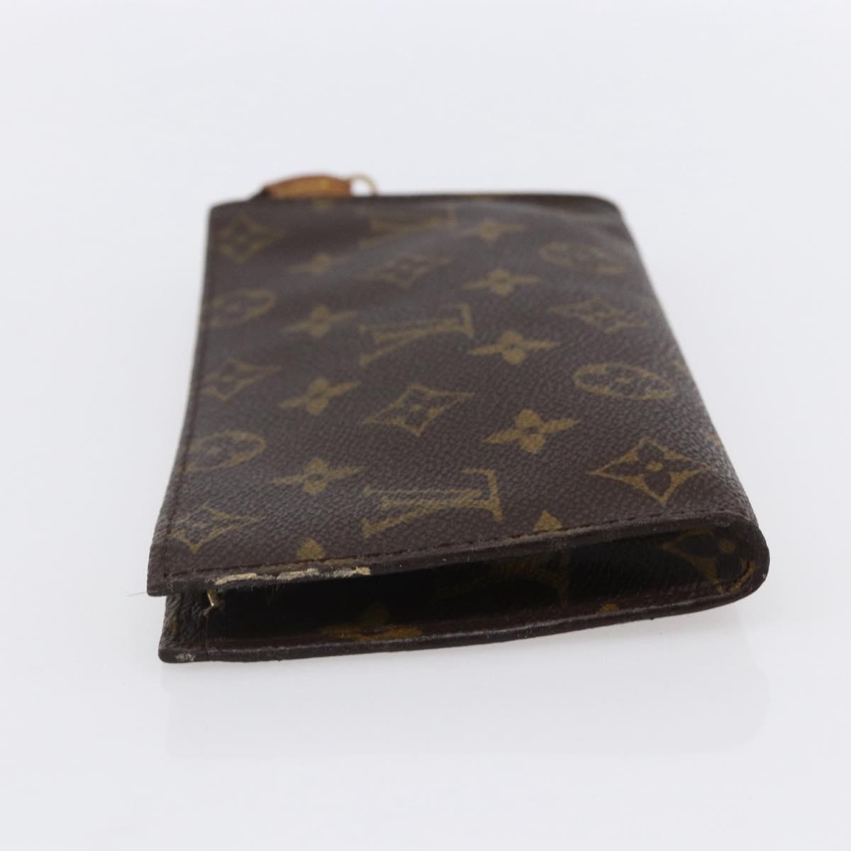 LOUIS VUITTON Monogram Bucket GM Accessory Pouch LV Auth bs31224