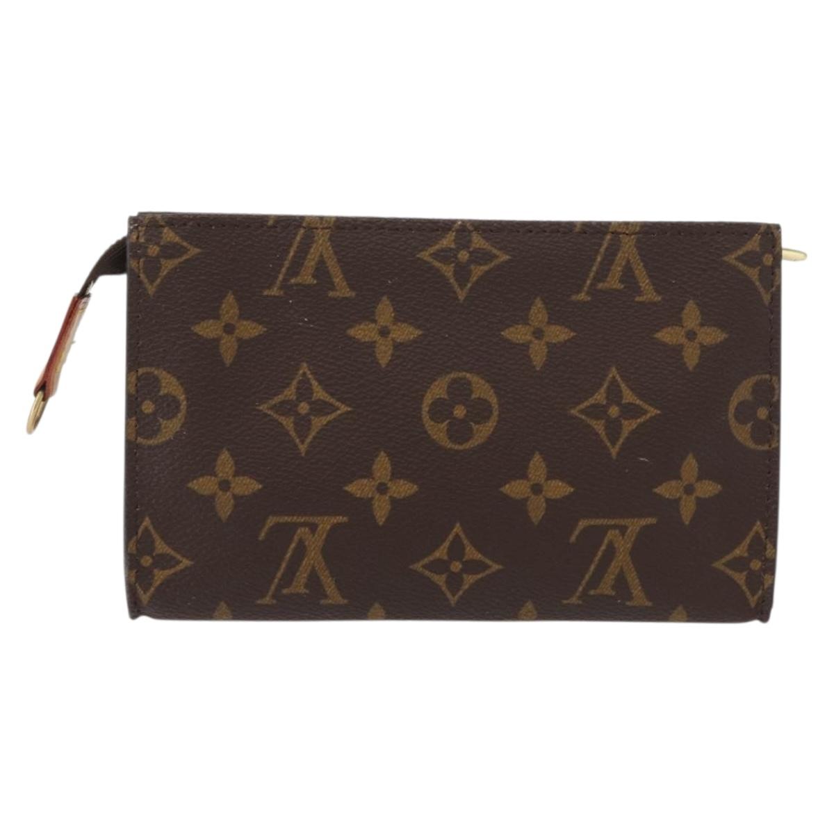 LOUIS VUITTON Monogram Bucket PM Accessory Pouch LV Auth bs31225