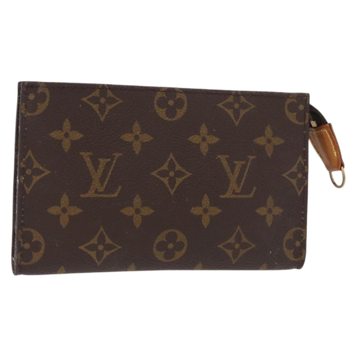 LOUIS VUITTON Monogram Bucket PM Accessory Pouch LV Auth bs31226