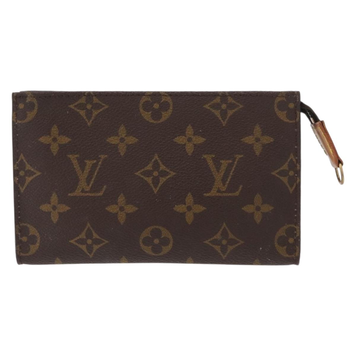 LOUIS VUITTON Monogram Bucket PM Accessory Pouch LV Auth bs31226