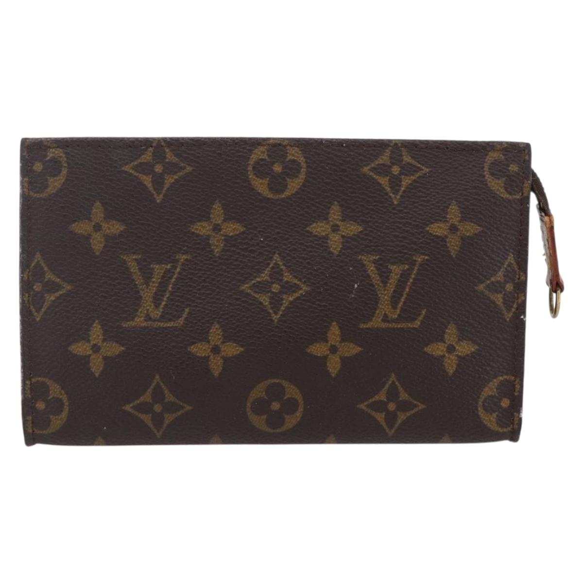 LOUIS VUITTON Monogram Bucket PM Accessory Pouch LV Auth bs31227