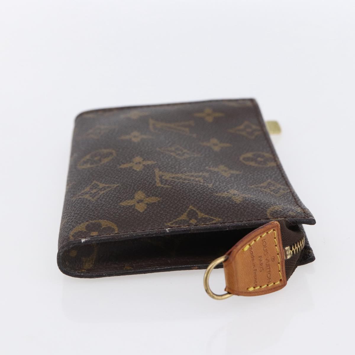 LOUIS VUITTON Monogram Bucket PM Accessory Pouch LV Auth bs31227