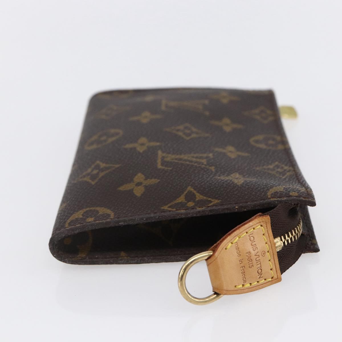 LOUIS VUITTON Monogram Bucket PM Accessory Pouch LV Auth bs31228