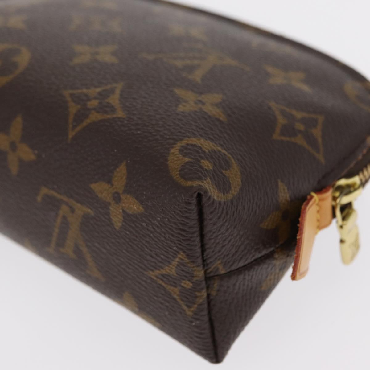 LOUIS VUITTON Monogram Pochette Cosmetic PM Pouch M43998 LV Auth bs31230