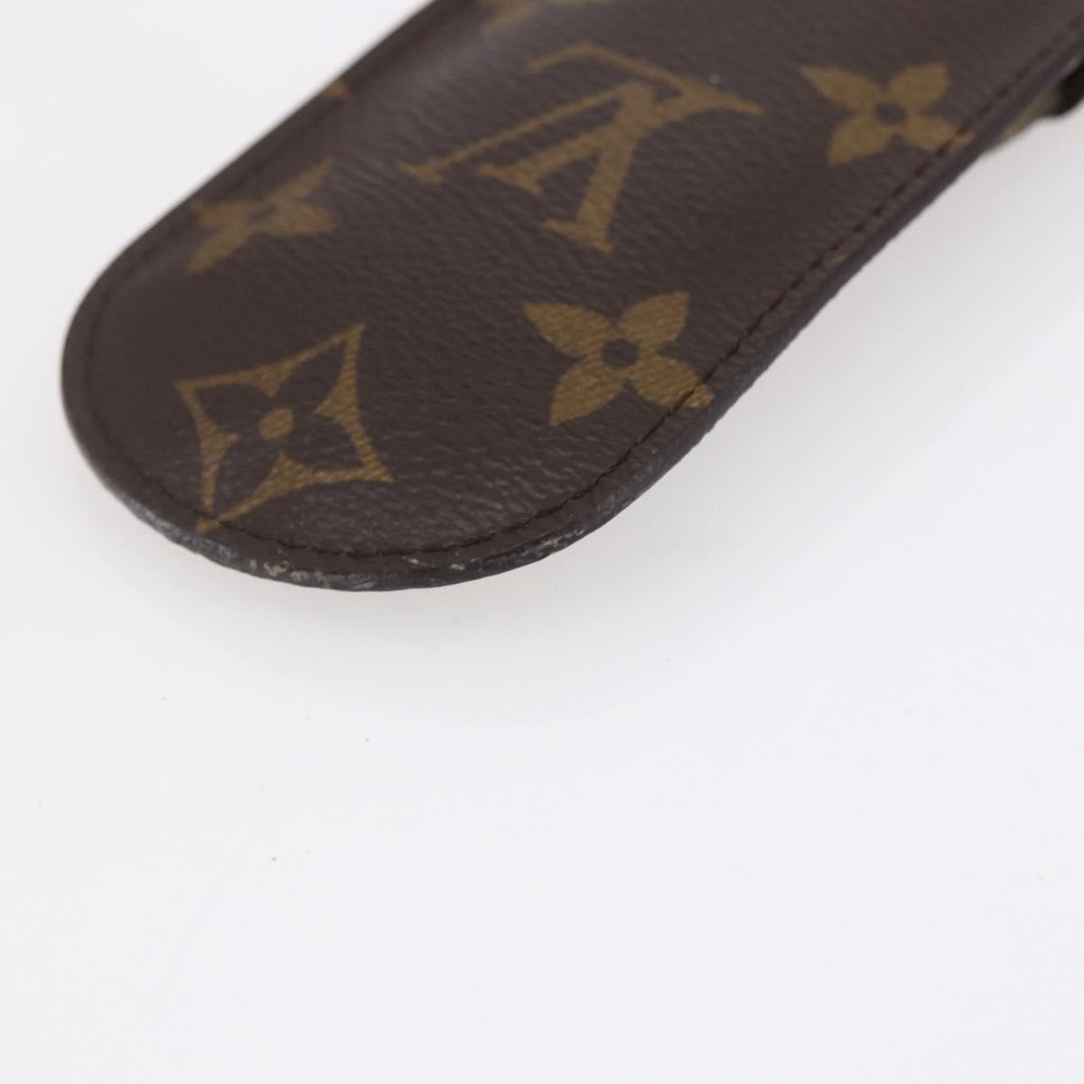LOUIS VUITTON Monogram Etui Stilo Pen Case M62990 LV Auth bs31231