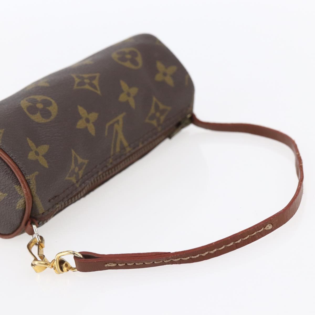 LOUIS VUITTON Monogram Papillon Pouch Vintage LV Auth bs31232