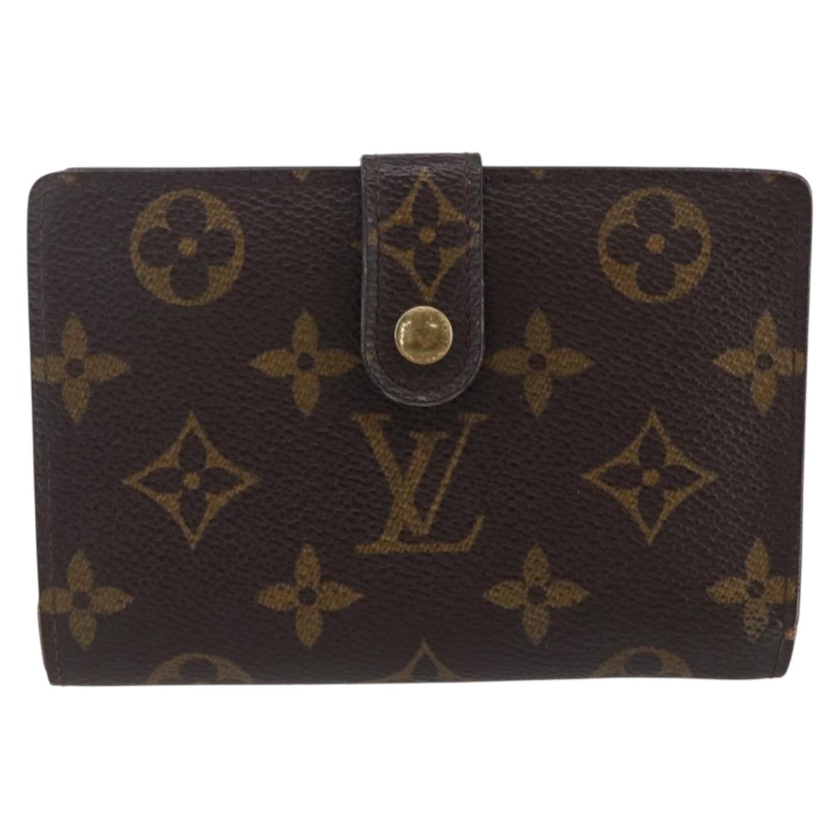 LOUIS VUITTON Monogram Portefeuille Viennois Bifold Wallet M61674 Auth bs31239