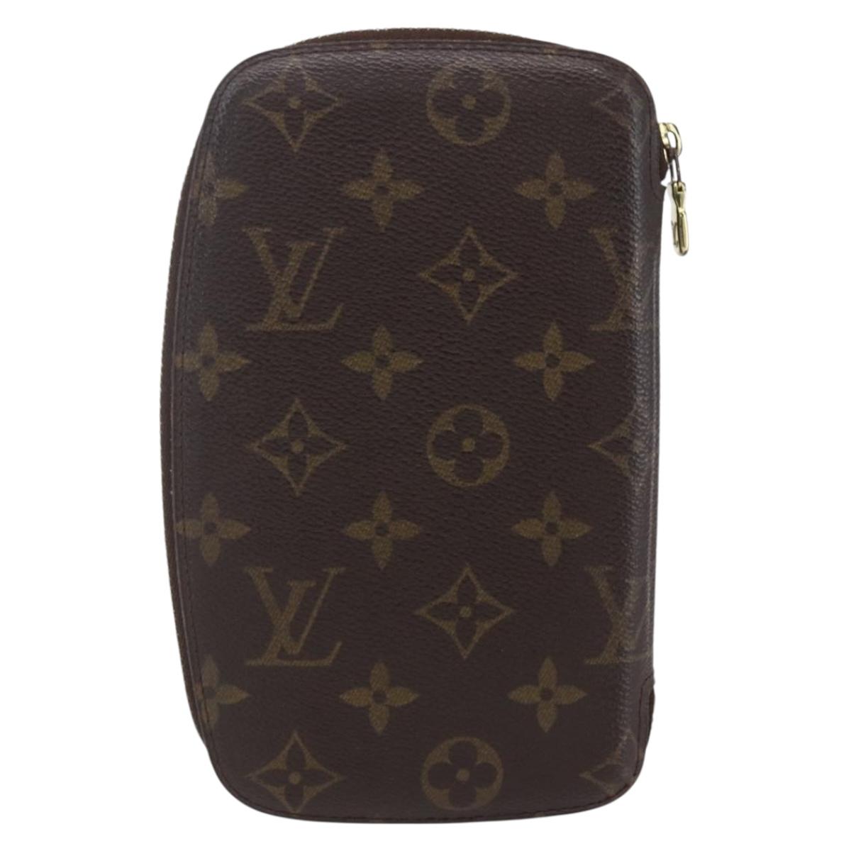 LOUIS VUITTON Monogram Agenda Jeode Travel Case M62950 LV Auth bs31241