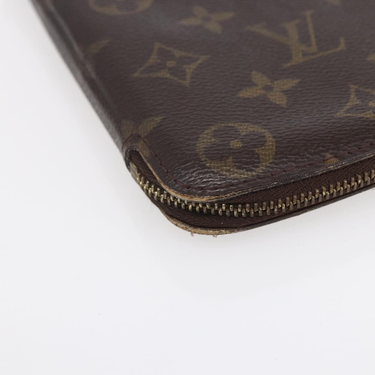 LOUIS VUITTON Monogram Agenda Jeode Travel Case M62950 LV Auth bs31241
