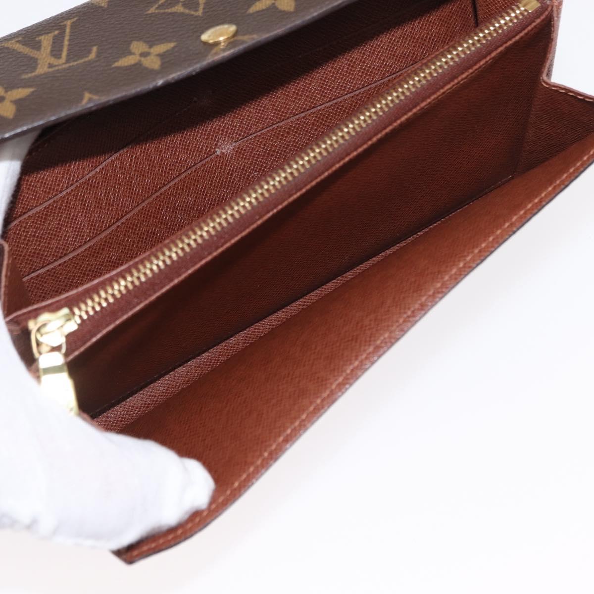 LOUIS VUITTON Pochette Porte Monnaie Credit Long Wallet M61726 LV Auth bs31242