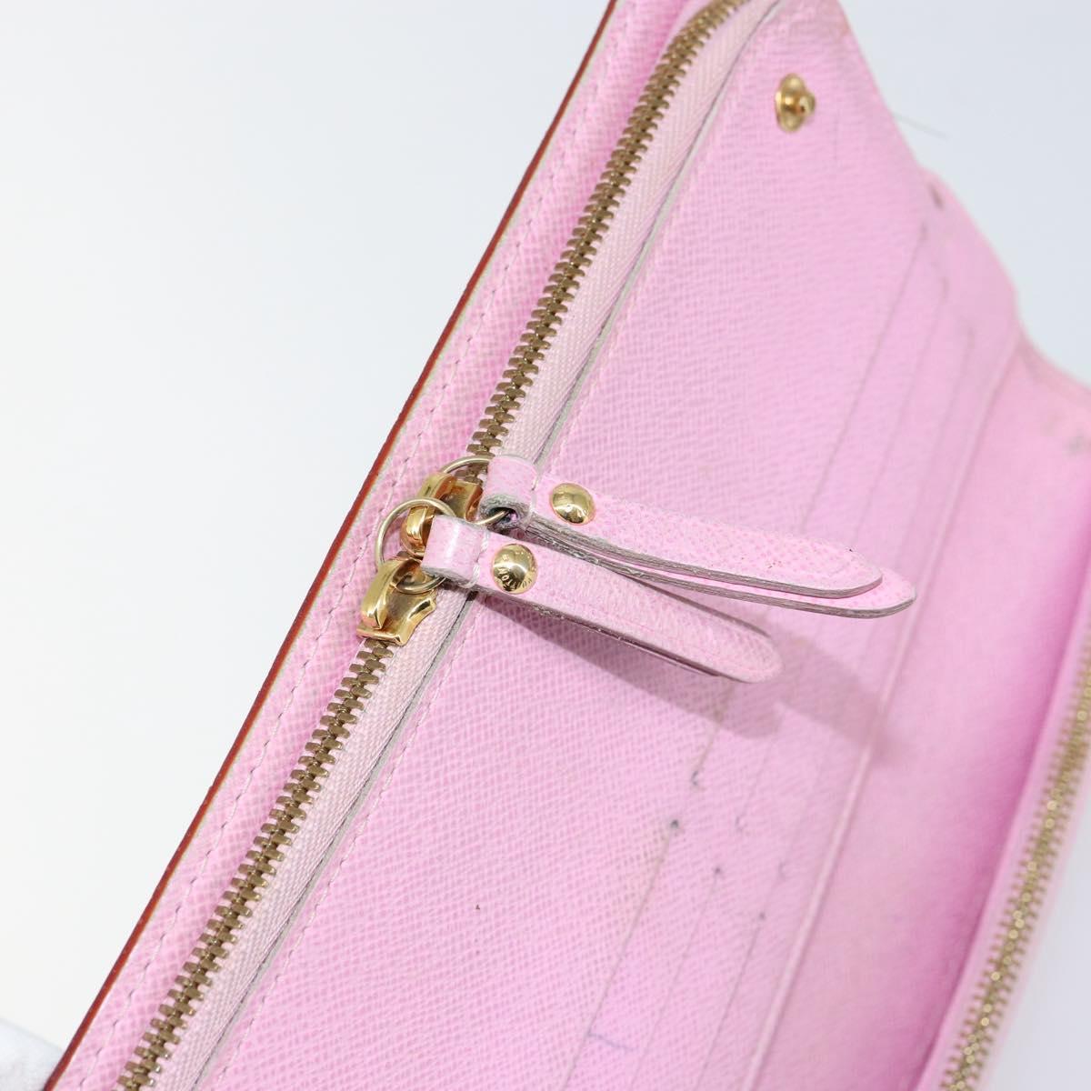 LOUIS VUITTON Multicolor PortefeuilleInsolite Wallet White M93750 Auth bs31244