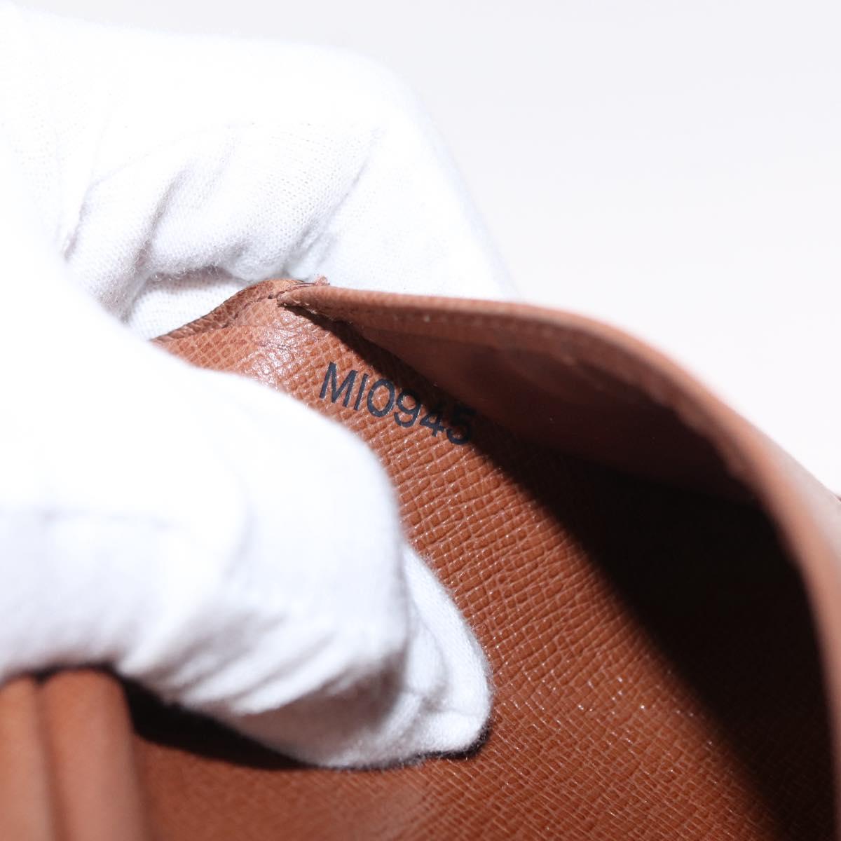 LOUIS VUITTON Monogram Porte Tresor Etui Papie Wallet M61202 LV Auth bs31247