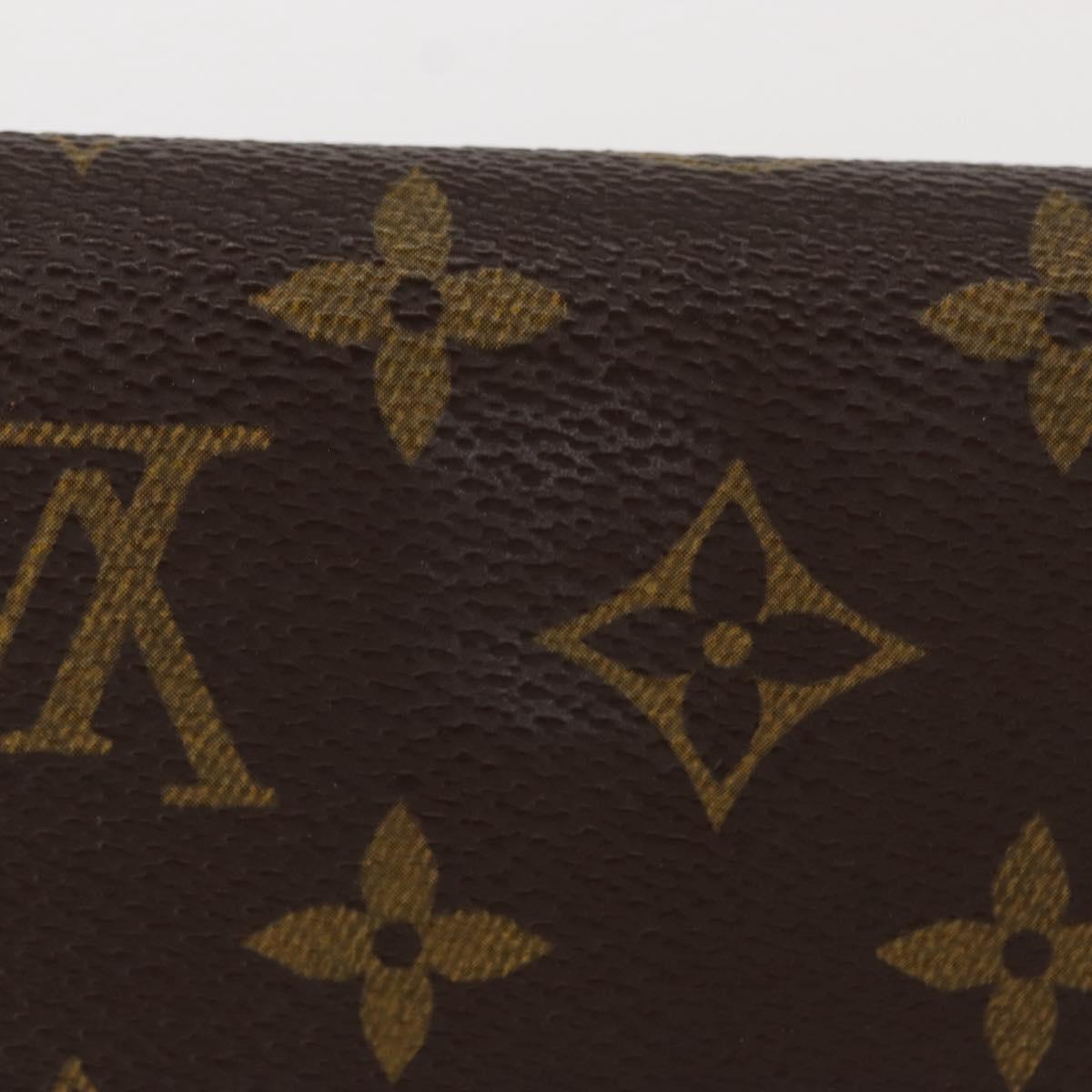 LOUIS VUITTON Monogram Porte Tresor Etui Papie Wallet M61202 LV Auth bs31247