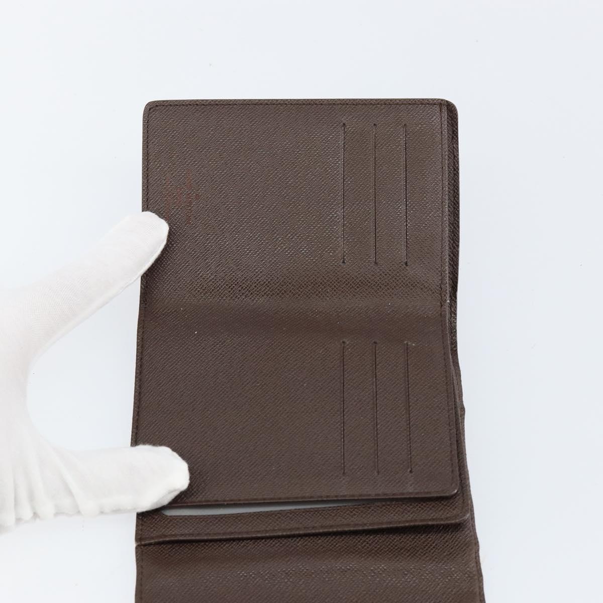 LOUIS VUITTON Damier Ebene Portefeuille Joy Bifold Wallet N60034 LV Auth bs31248