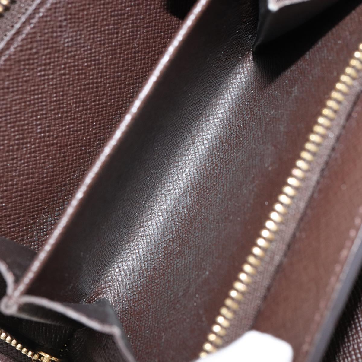 LOUIS VUITTON Damier Ebene Portefeuille Joy Bifold Wallet N60034 LV Auth bs31248