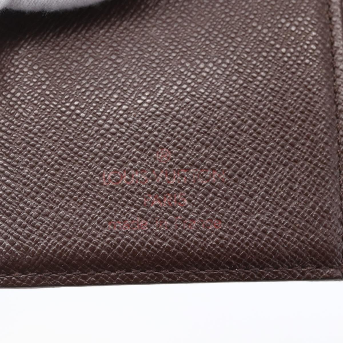 LOUIS VUITTON Damier Ebene Portefeuille Viennois Wallet N61674 LV Auth bs31250