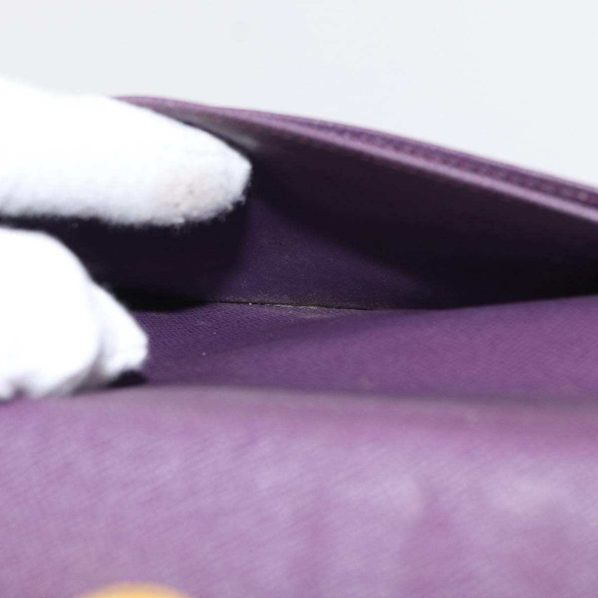 LOUIS VUITTON Epi Continental Viennois Long Wallet Yellow M63259 LV Auth bs31255