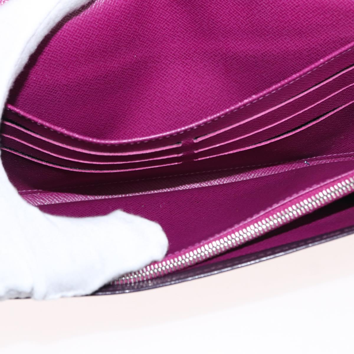 LOUIS VUITTON Epi Portefeiulle Sarah Wallet Purple Cassis M6374K LV Auth bs31256