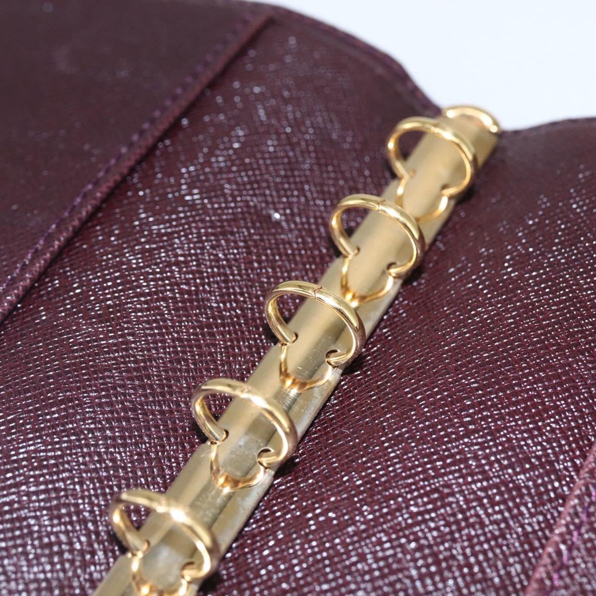 LOUIS VUITTON Taiga Leather Agenda MM Planner Cover Acajou R20416 Auth bs31257