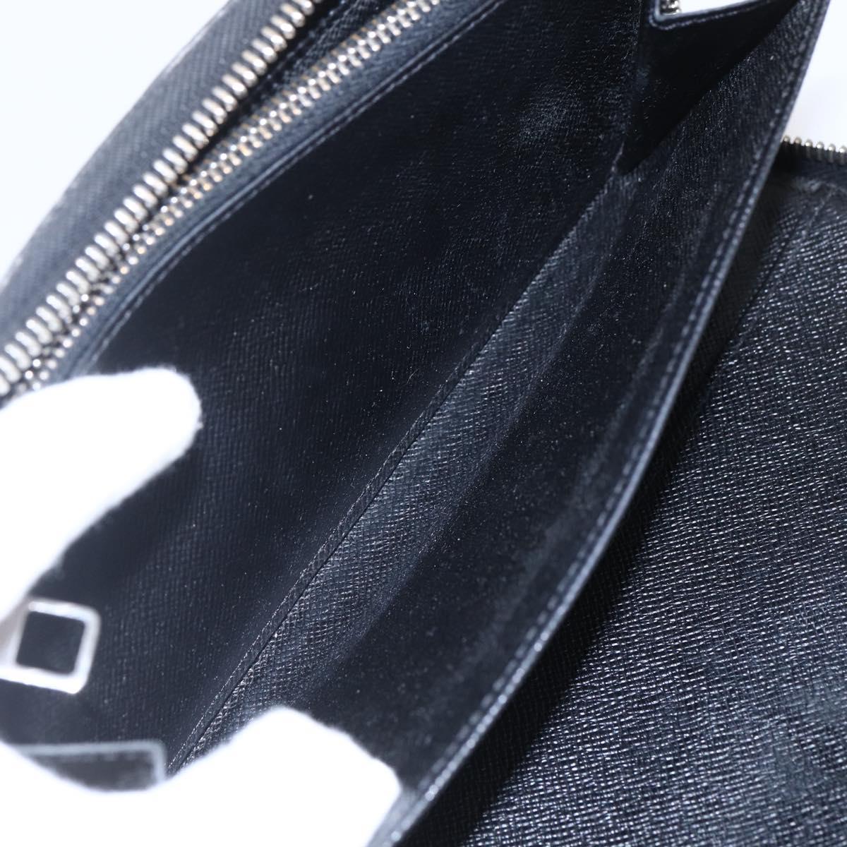 LOUIS VUITTON Damier Graphite Zippy Organizer Long Wallet N63077 LV Auth bs31258