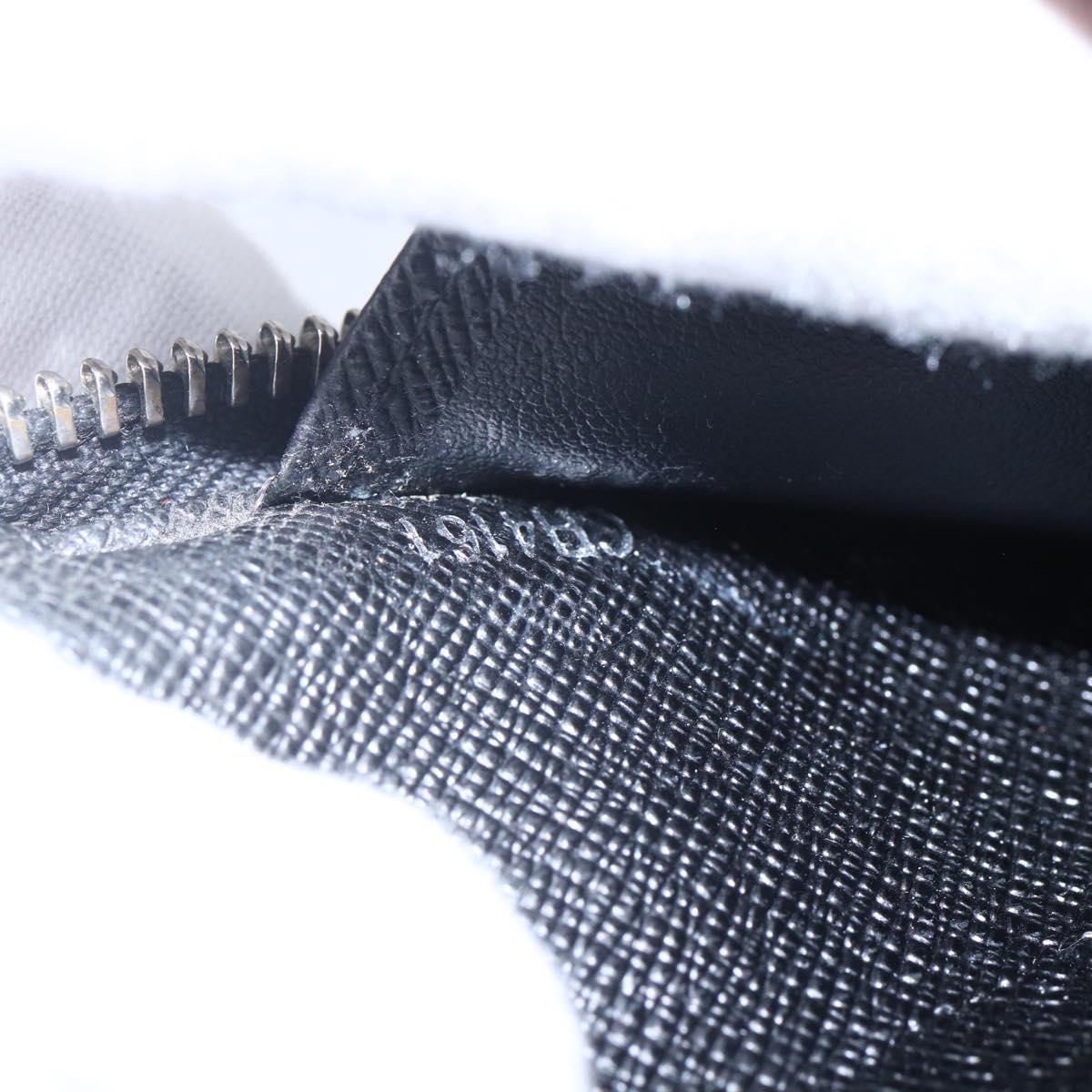 LOUIS VUITTON Damier Graphite Zippy Organizer Long Wallet N63077 LV Auth bs31258