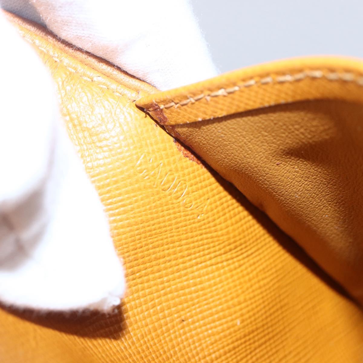 LOUIS VUITTON Monogram Mini Lin Porte Tresor Wallet Beige M92444 LV Auth bs31259