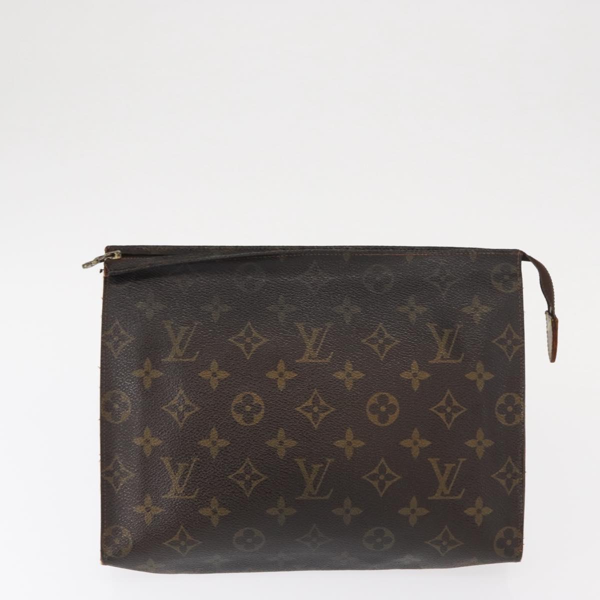 LOUIS VUITTON Monogram Clutch Bag 2 Set LV Auth bs31273