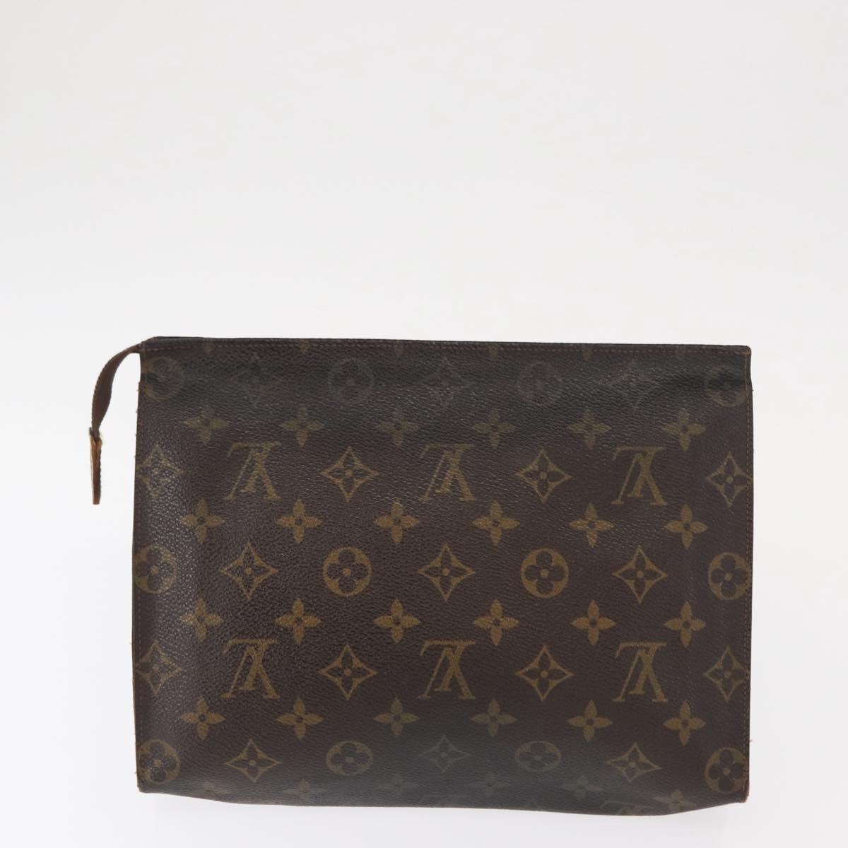 LOUIS VUITTON Monogram Clutch Bag 2 Set LV Auth bs31273