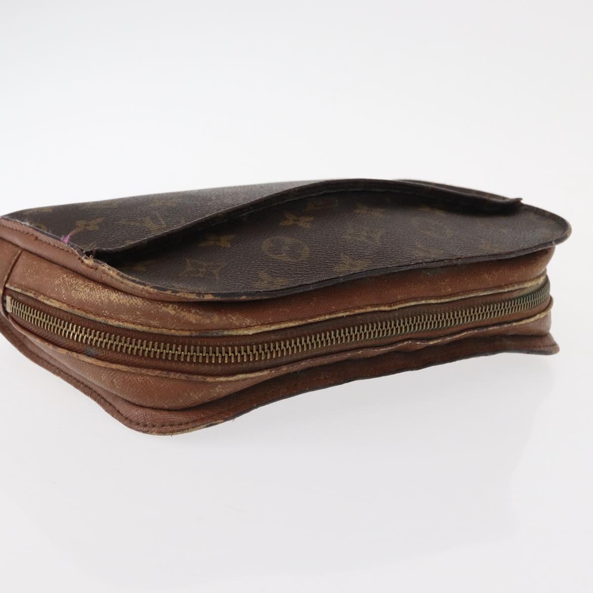 LOUIS VUITTON Monogram Clutch Bag 2 Set LV Auth bs31273