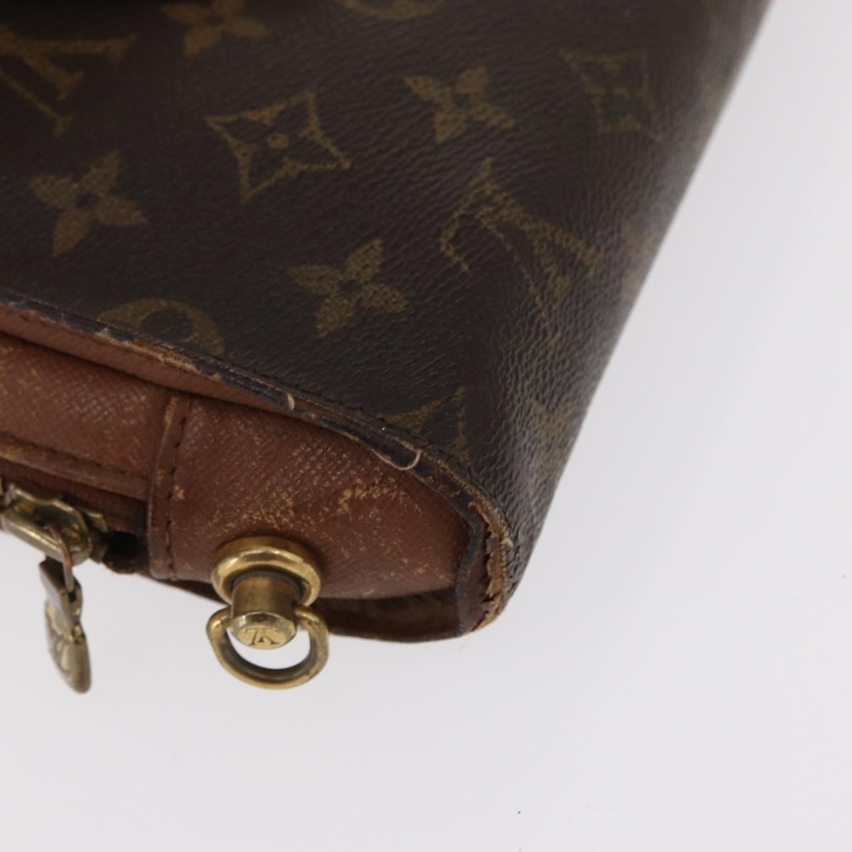 LOUIS VUITTON Monogram Clutch Bag 2 Set LV Auth bs31273