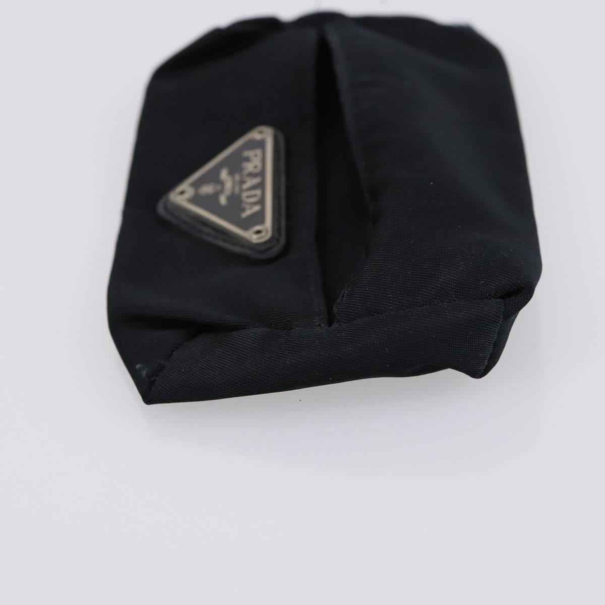 PRADA Shoulder Bag Nylon Enamel 3 Set Red Brown black Auth bs31276