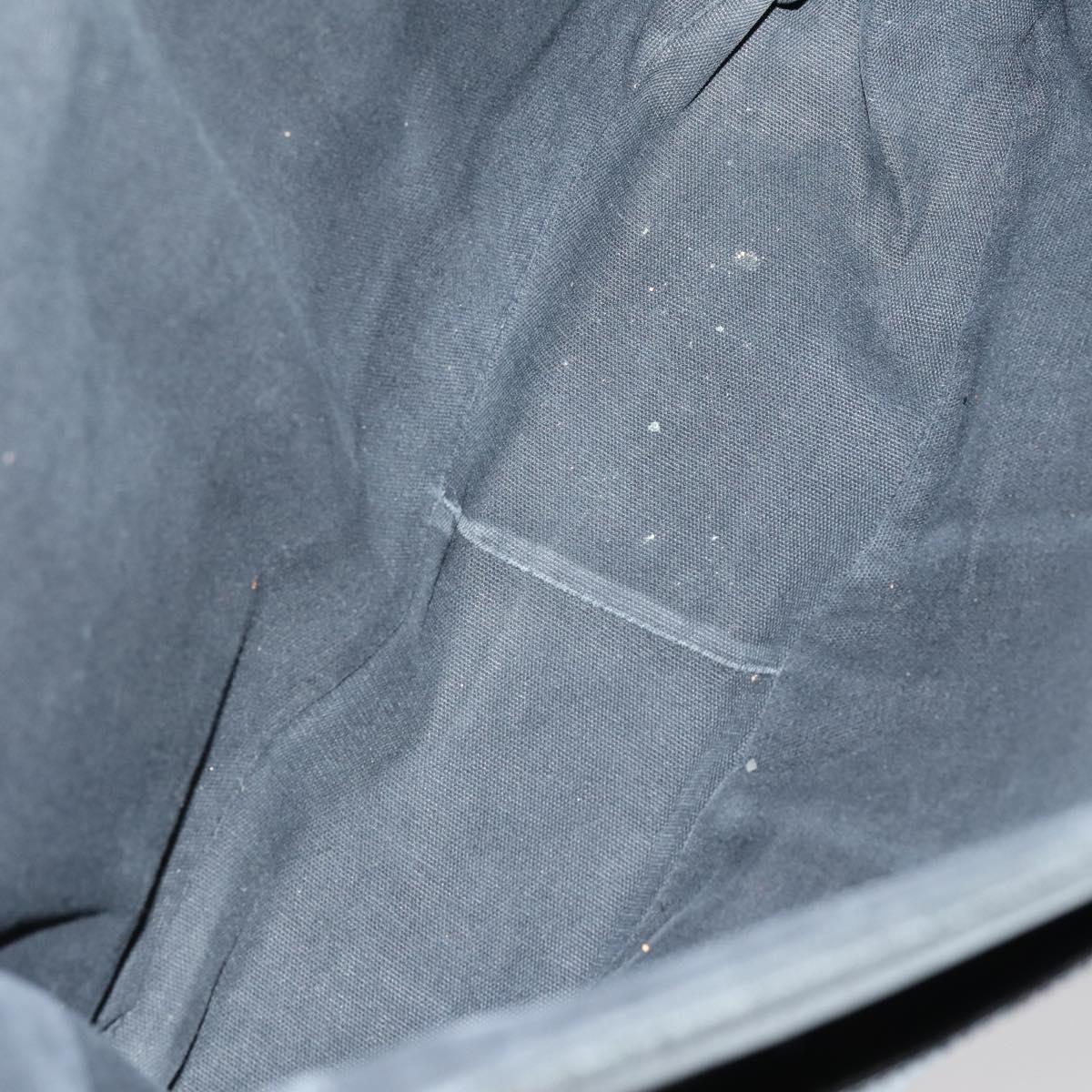 Salvatore Ferragamo Shoulder Bag Leather Canvas 2 Set Black Purple Auth bs31279