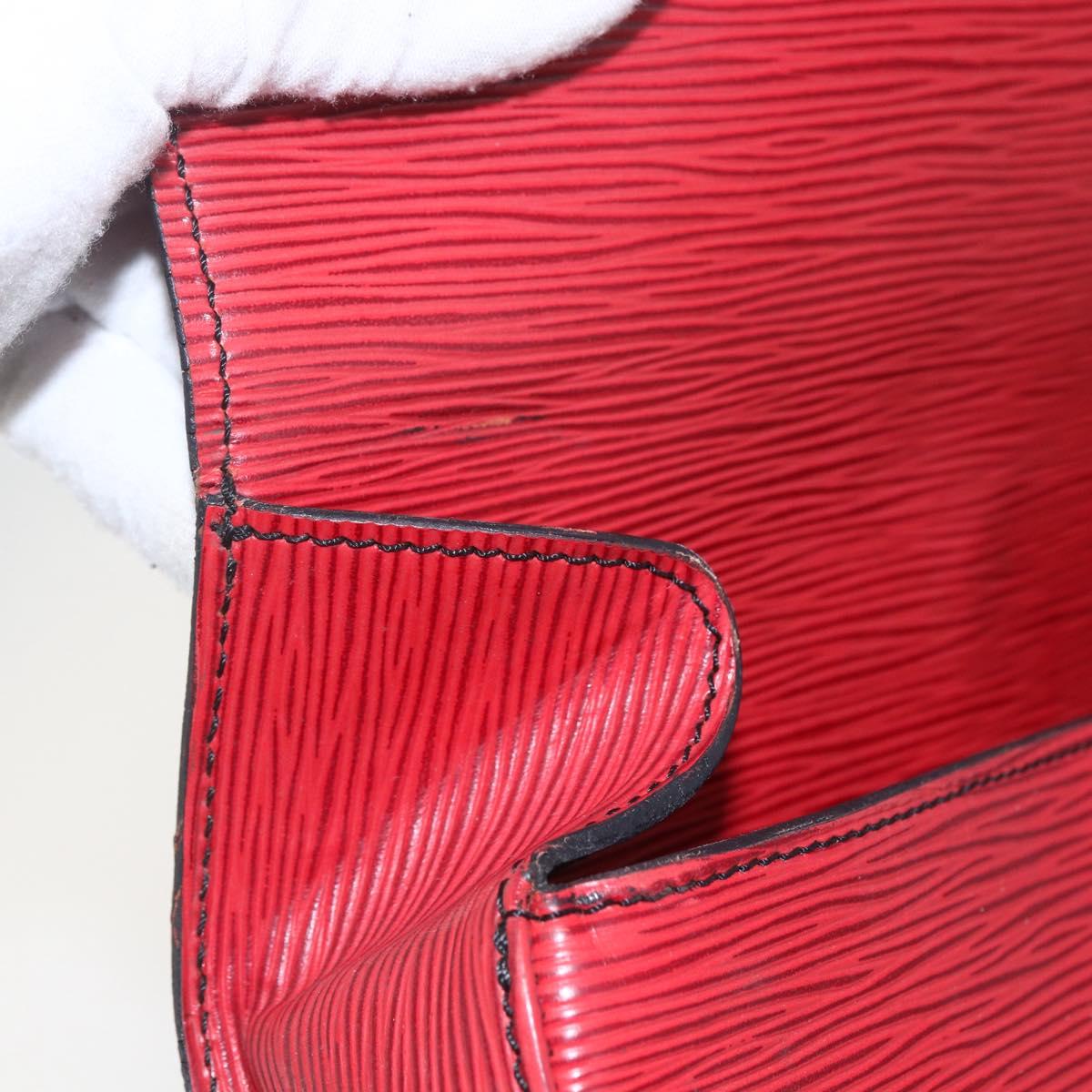 LOUIS VUITTON Epi Saint Cloud GM Shoulder Bag Red M52197 LV Auth bs31281