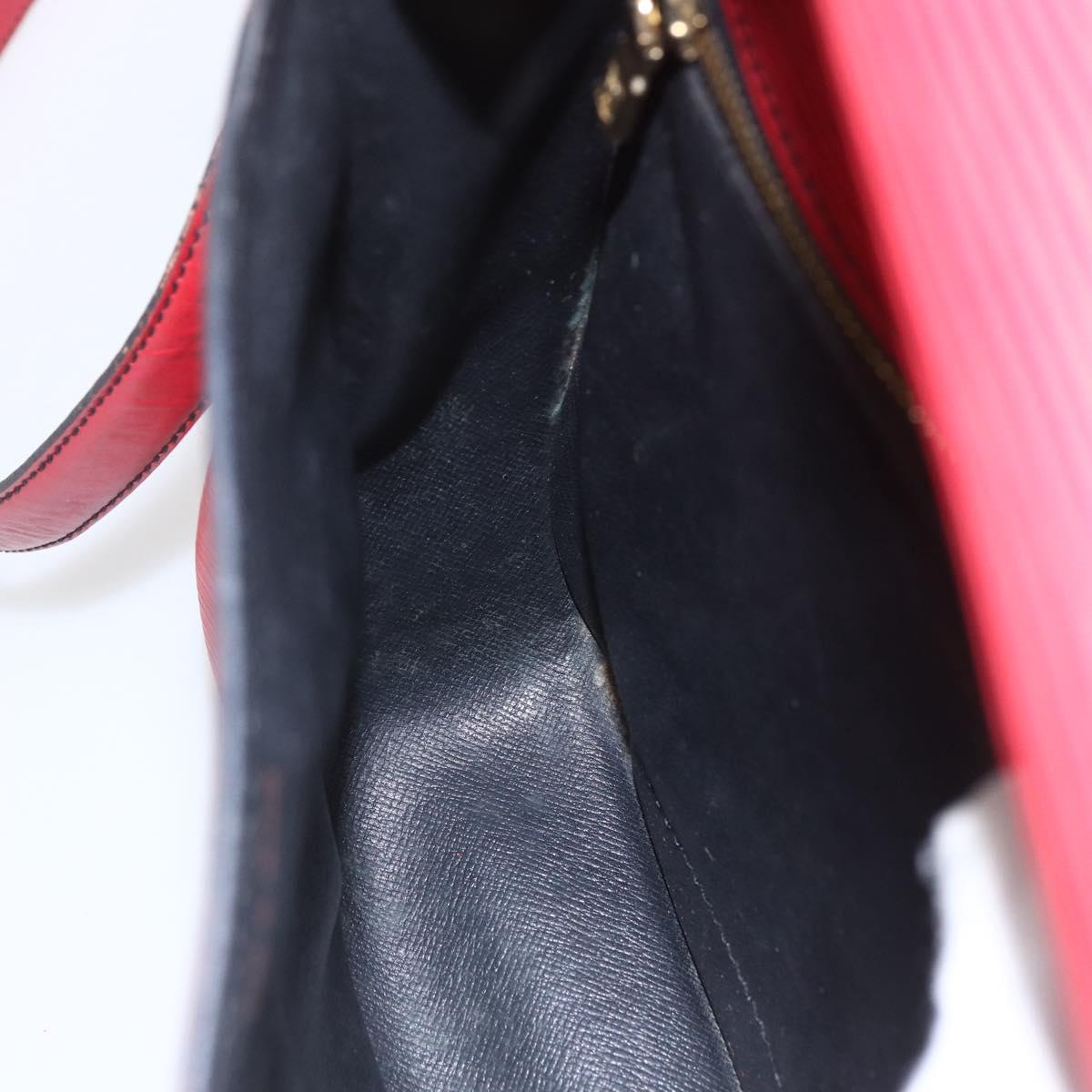 LOUIS VUITTON Epi Saint Cloud GM Shoulder Bag Red M52197 LV Auth bs31281