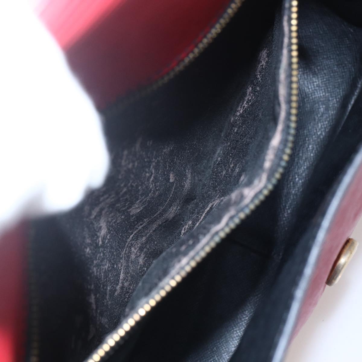 LOUIS VUITTON Epi Saint Cloud GM Shoulder Bag Red M52197 LV Auth bs31281