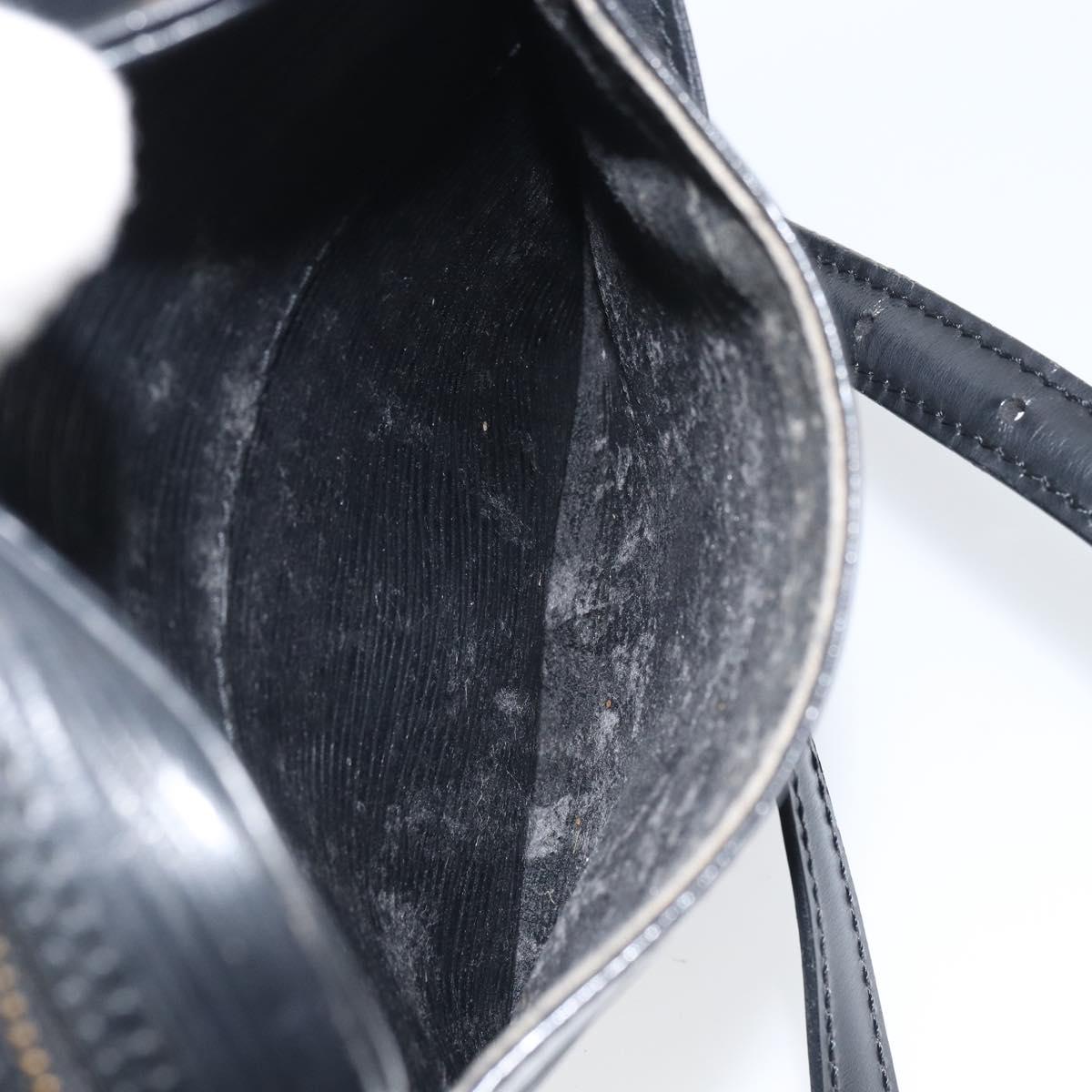 LOUIS VUITTON Epi Danube Shoulder Bag Black M45632 LV Auth bs31282