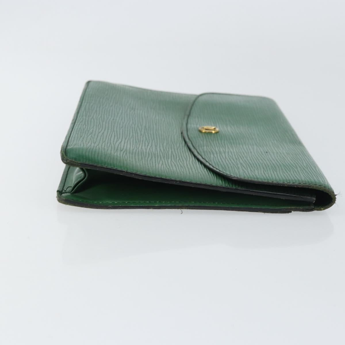 LOUIS VUITTON Epi Montaigne 27 Clutch Bag Green M52654 LV Auth bs31283