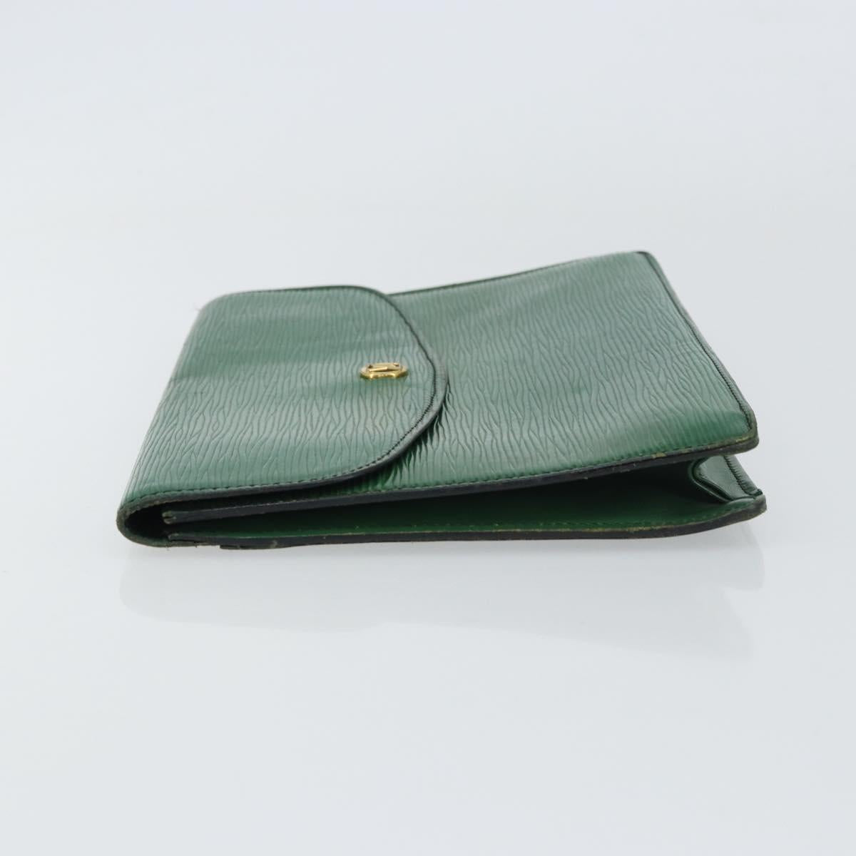LOUIS VUITTON Epi Montaigne 27 Clutch Bag Green M52654 LV Auth bs31283