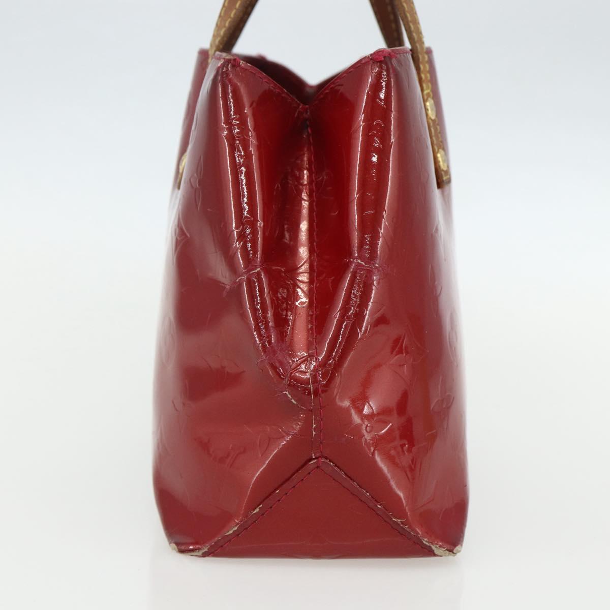 LOUIS VUITTON Monogram Vernis Reade PM Bag Pomme D'amour M91990 Auth bs31284