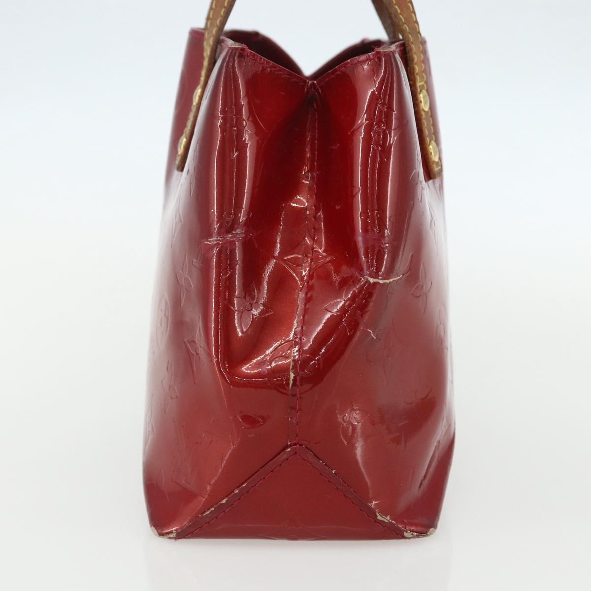 LOUIS VUITTON Monogram Vernis Reade PM Bag Pomme D'amour M91990 Auth bs31284