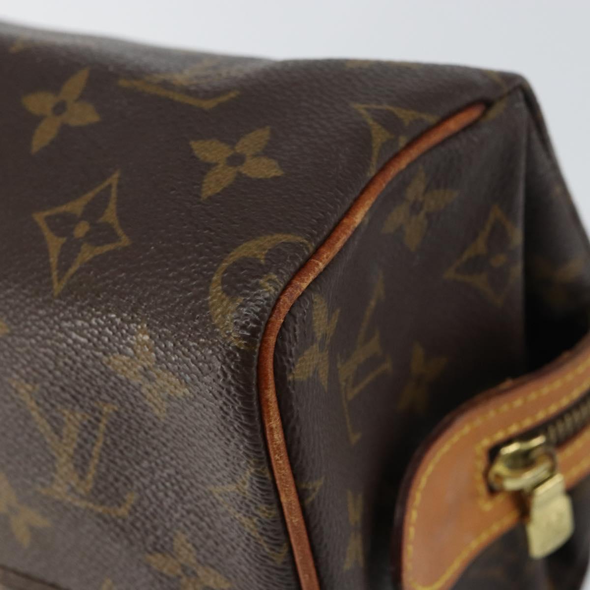 LOUIS VUITTON Monogram Trousse Patte Pression Cosmetic Pouch M47636 Auth bs31287